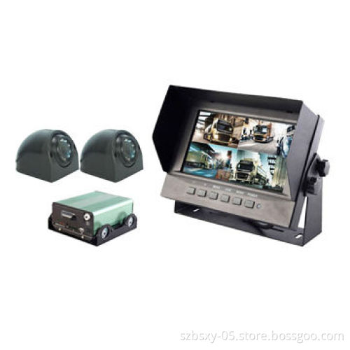 4CH Car Mobile HDD DVR Recorder System with Camera for Travel Bus